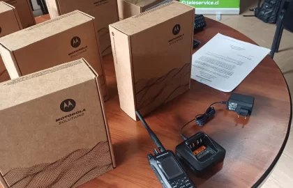 Radios Motorola Solutions y equipos de comunicación entregados por Teleservice a las Juntas de Vigilancia Rural en Galvarino.